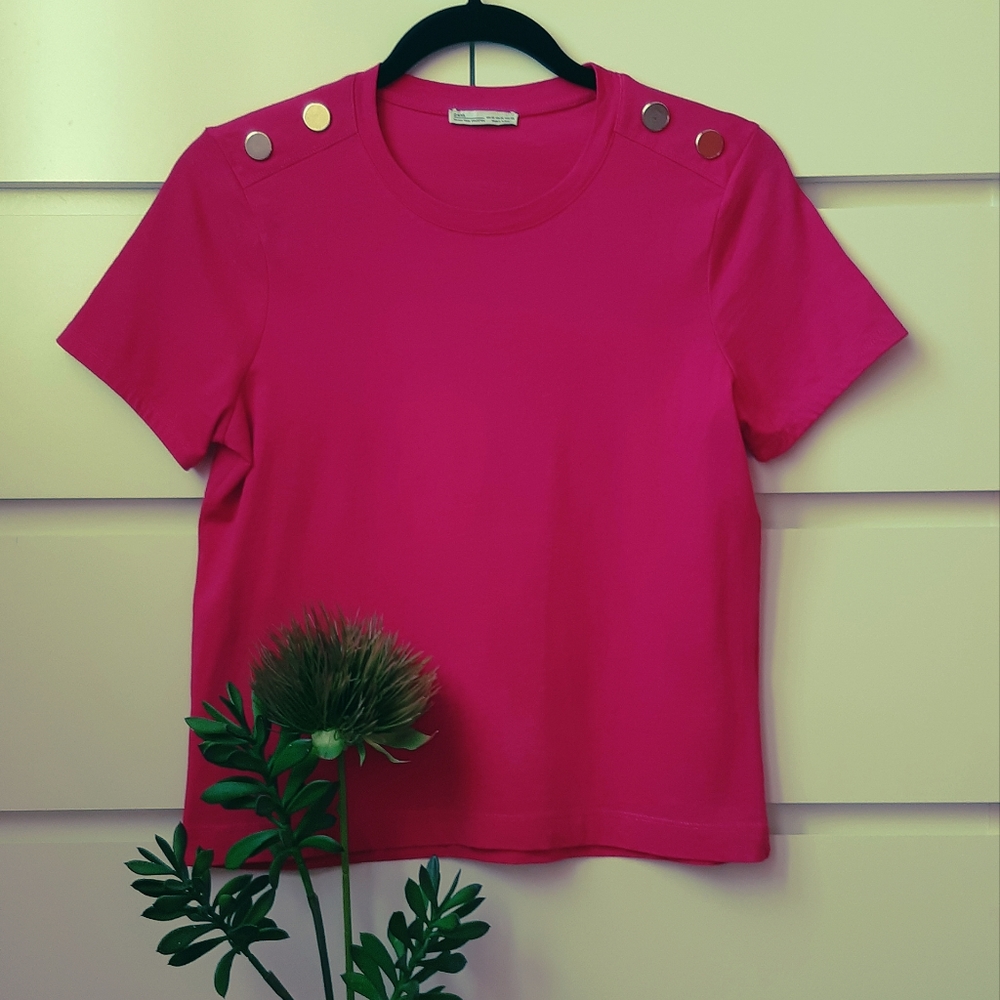 ZARA Buttons T-Shirt